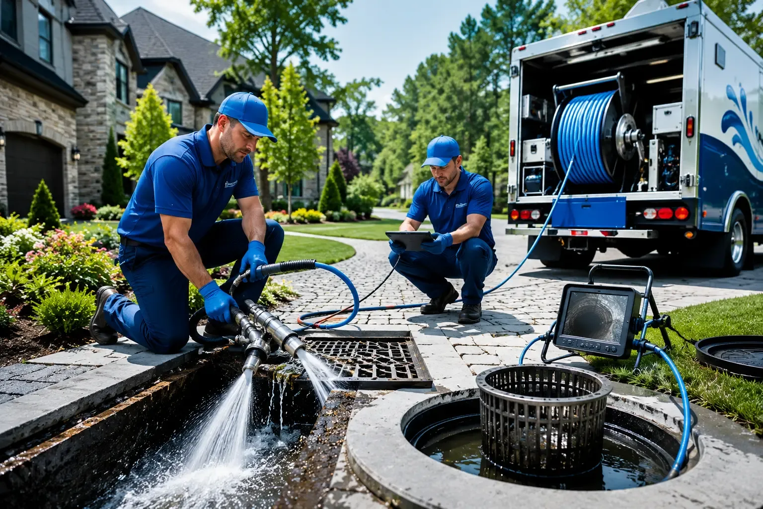Local outdoor drain cleaning professionals in Sharon Center, OH